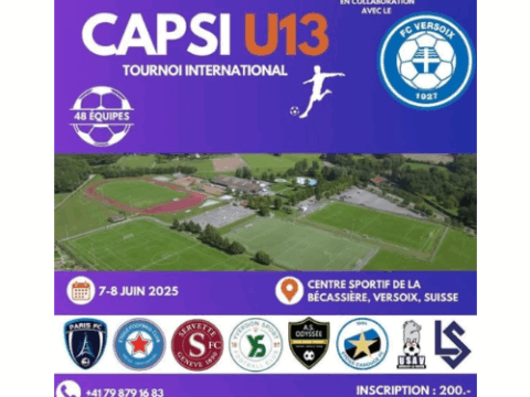 Tournoi de foot international: 7 et 8 juin