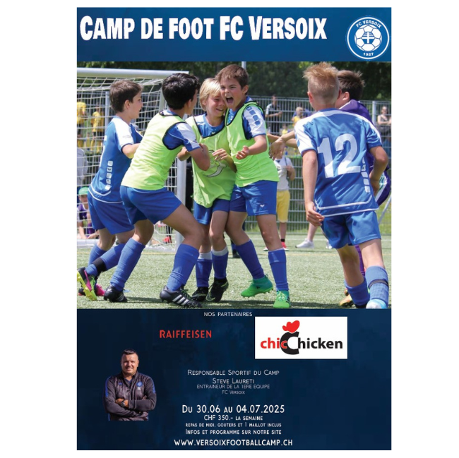 🎉 Vacances d’été = Camp de football ! ⚽