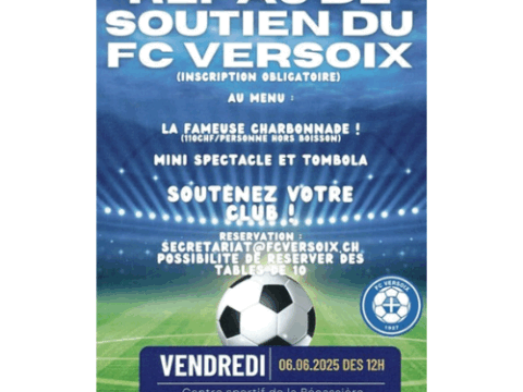 Ne manquez pas le repas de soutien !