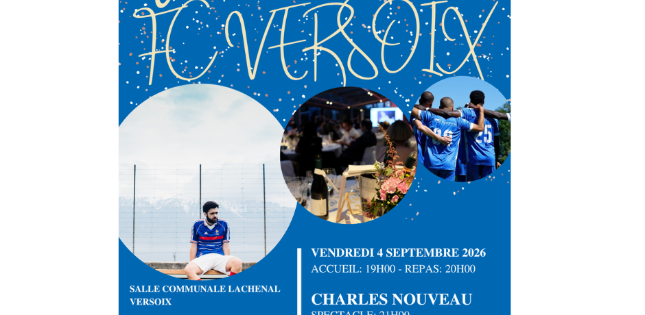 Nouvelle date Gala FC Versoix