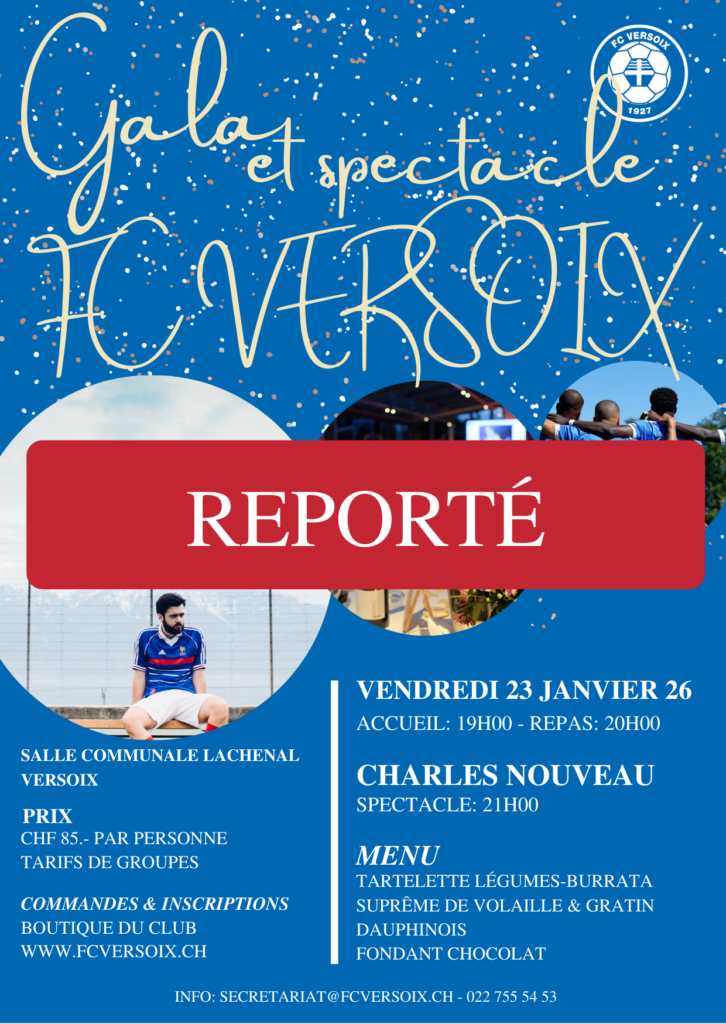Report Gala FC Versoix