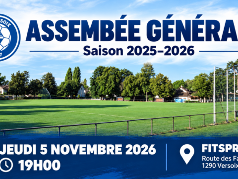 Assemblée générale du FC Versoix — jeudi 5 novembre 2026
